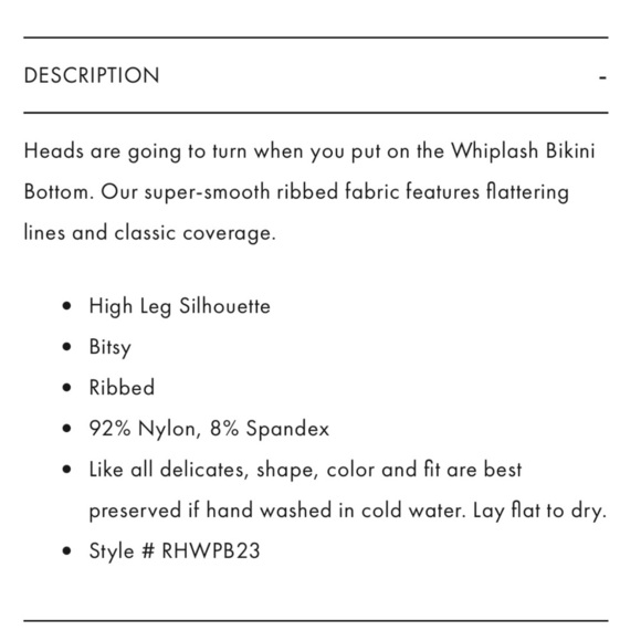 NWT l*space Ribbed Whiplash Yellow Bikini Bottom Size Smalll - Picture 3 of 7